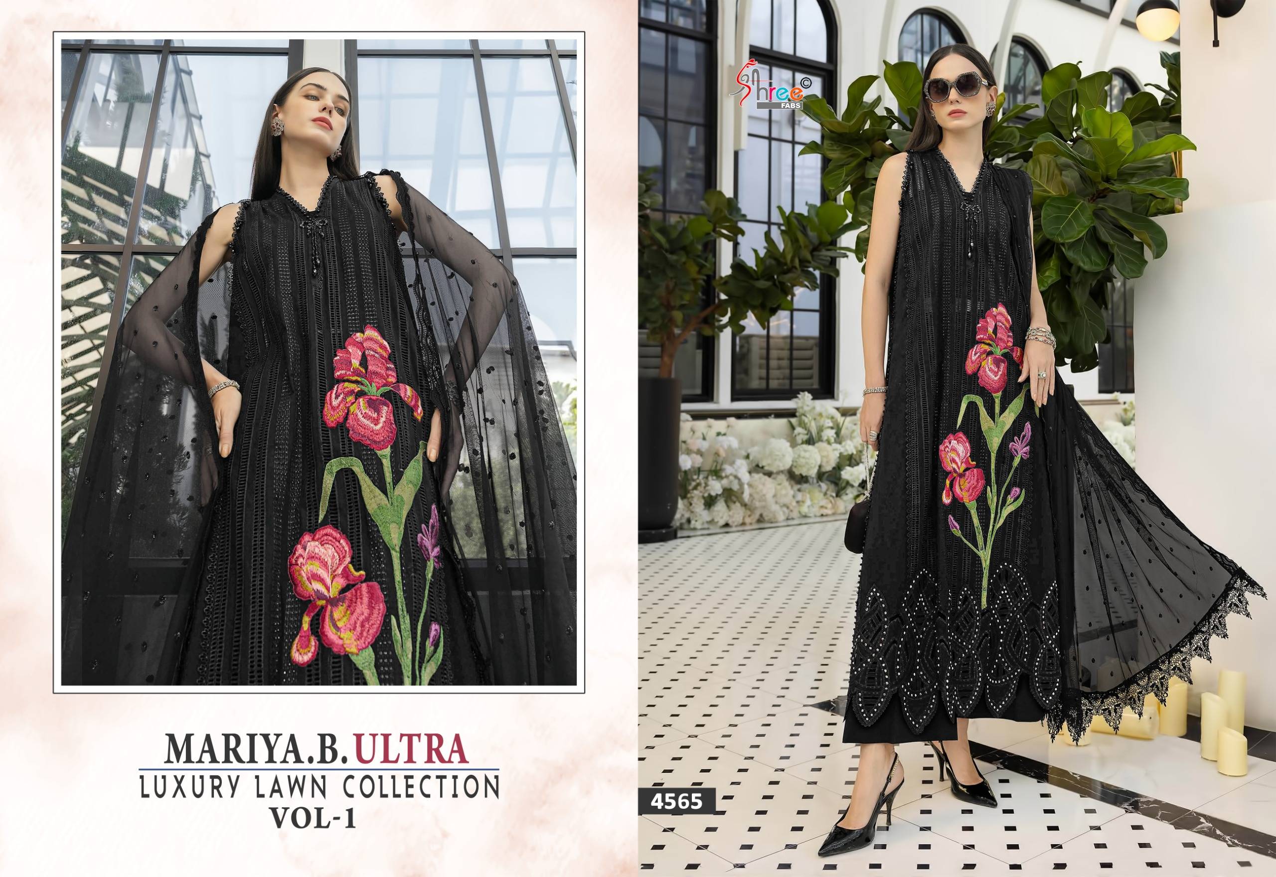 MARIA B LAWN COLLECTION VOL 01 By Shree fabs Beautiful Pakistani Suits Colorful Stylish Fancy Ethnic Wear Pure Cotton Dresses At Wholesale